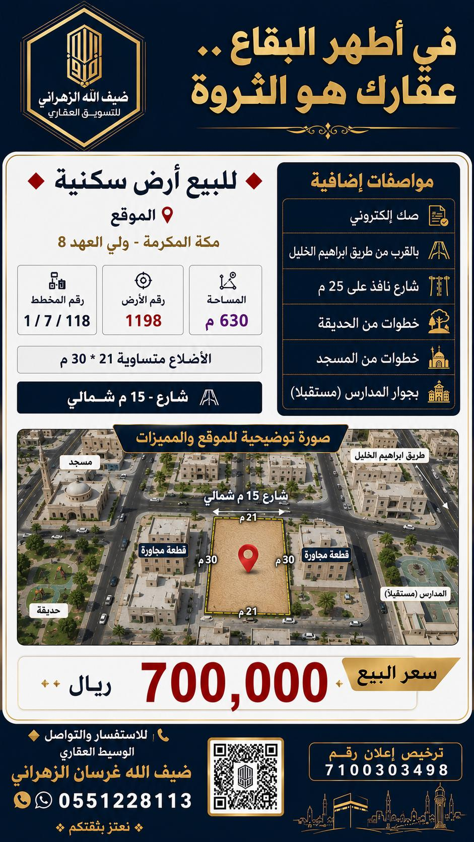 ارض للبيع  في  مكة المكرمة حي القشاشية الجديد